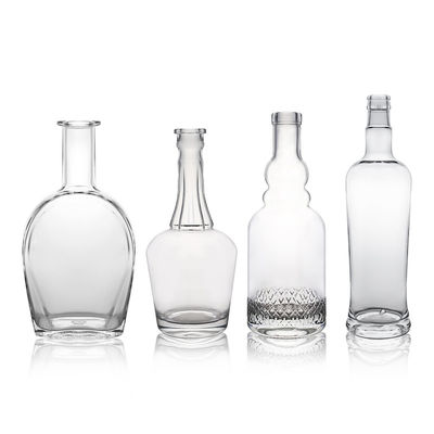 500 ml 700 ml 750 ml 1000 ml de cuello largo vidrio vacío botella de vino blanco con alta durabilidad