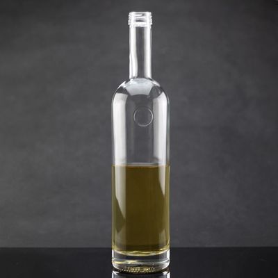 Material del cuello Vidrio 700 ml 750 ml Botella de vino de moda para licor