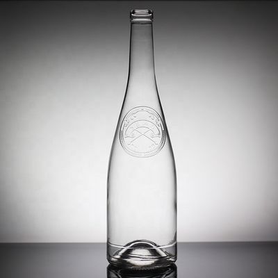 Botella de vodka de vidrio 1 litro 1,75 litro 500 ml 700 ml 750 ml botella de champán