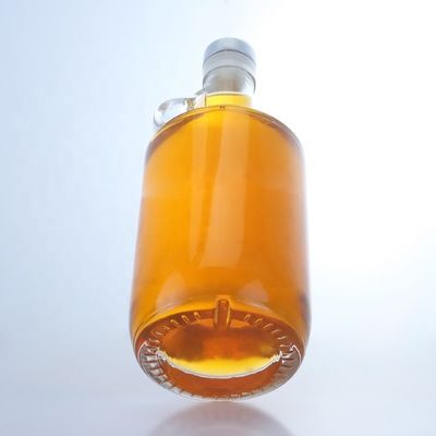 70cl 75cl botellas de vidrio transparente de diseño personalizado para tequila vodka whisky en Shandong