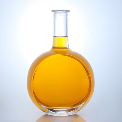 70cl 75cl botellas de vidrio transparente de diseño personalizado para tequila vodka whisky en Shandong