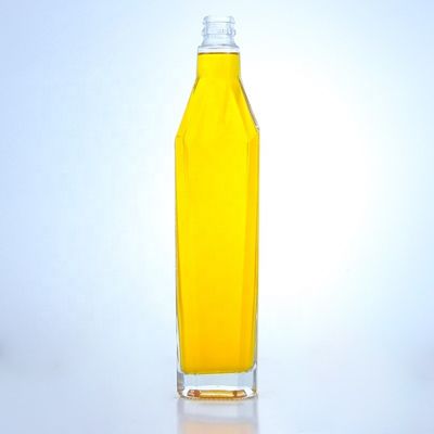 Botellas de licor de vidrio de 750 ml con tapa de aluminio y vidrio de sílex La opción más popular