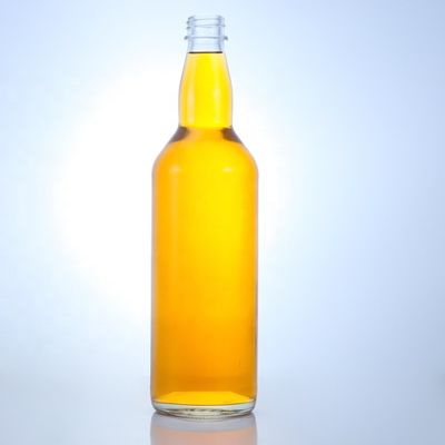 Botella de vidrio de corcho tipo tapa 70cl 75cl botella de diseño clásico para Shandong forma redonda