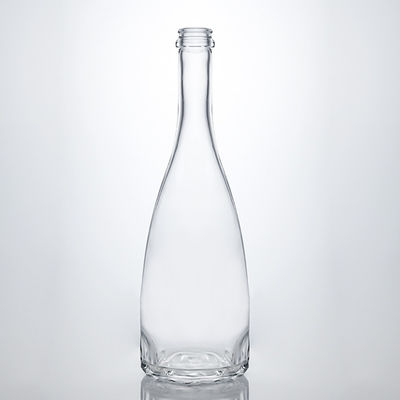 Botella de alcohol de cristal de corcho sellado para whisky vodka tequila gin ron