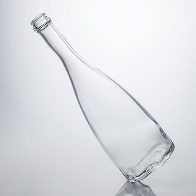 Botella de alcohol de cristal de corcho sellado para whisky vodka tequila gin ron