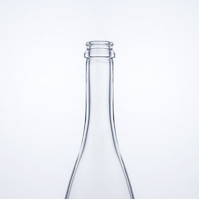 Botella de alcohol de cristal de corcho sellado para whisky vodka tequila gin ron
