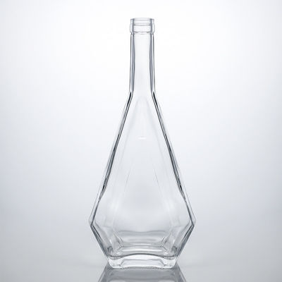 Embalaje de botellas de vidrio para licor brandy vodka whisky gin ron 700ml 750ml diseño personalizado