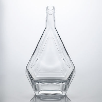 Embalaje de botellas de vidrio para licor brandy vodka whisky gin ron 700ml 750ml diseño personalizado