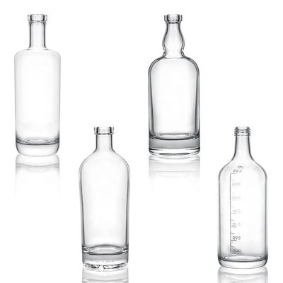 CROWN CAP Sellado de botellas redondas de vidrio transparente de 200 ml para bebidas carbonatadas a granel