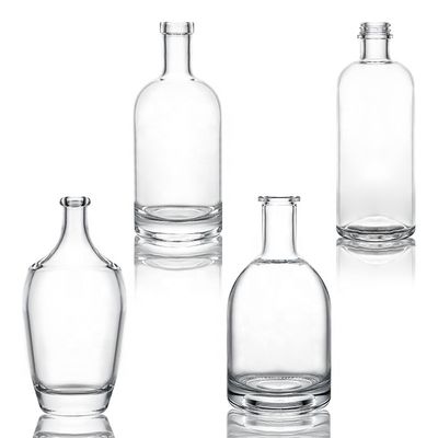 CROWN CAP Sellado de botellas redondas de vidrio transparente de 200 ml para bebidas carbonatadas a granel