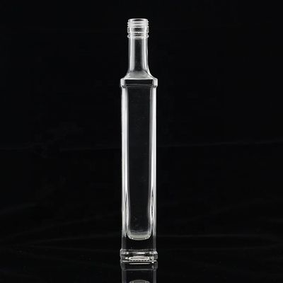 Acid Etch Superficie de manejo de vidrio botella Material del cuerpo vidrio para aceite de oliva 500ml 750ml