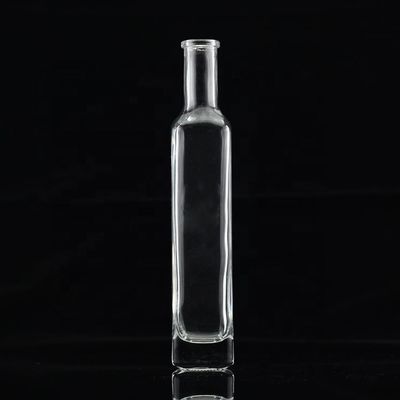 Acid Etch Superficie de manejo de vidrio botella Material del cuerpo vidrio para aceite de oliva 500ml 750ml