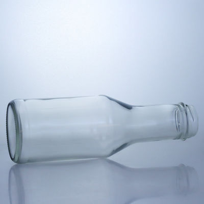 Botella de cristal de sílex para jugo de leche ensalada salsa de chile ketchup 300 ml 500 ml 700 ml