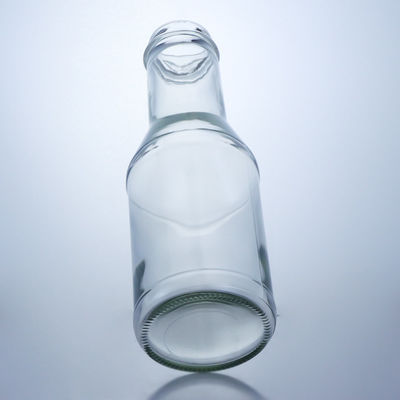 Botella de cristal de sílex para jugo de leche ensalada salsa de chile ketchup 300 ml 500 ml 700 ml