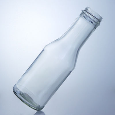 Botella de cristal de sílex para jugo de leche ensalada salsa de chile ketchup 300 ml 500 ml 700 ml