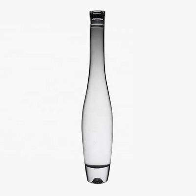 300ml Botella de vidrio de aceite de cocina de forma delgada vacía personalizada para uso industrial