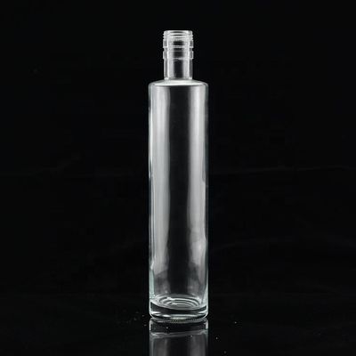 300ml Botella de vidrio de aceite de cocina de forma delgada vacía personalizada para uso industrial