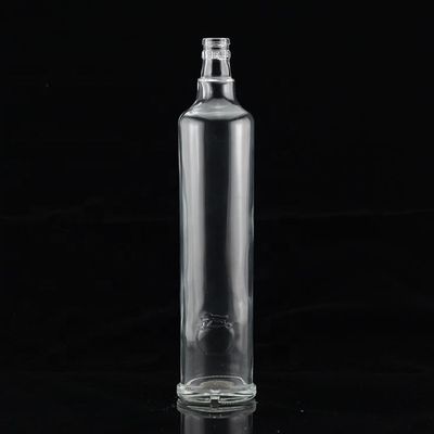 300ml Botella de vidrio de aceite de cocina de forma delgada vacía personalizada para uso industrial