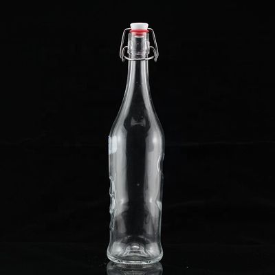 300ml Botella de vidrio de aceite de cocina de forma delgada vacía personalizada para uso industrial