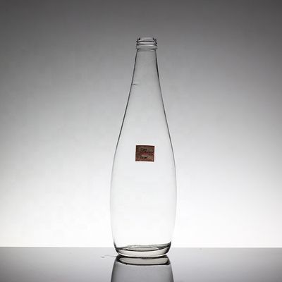 Botellas de embalaje de aceite de oliva de cuello de vidrio con diseño poligonal y cierre de tapa de corcho