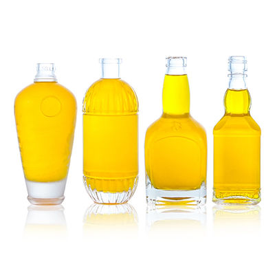 375 ml 500 ml 700 ml 750 ml Botellas de vidrio de tequila whisky vodka alcohol con corchos