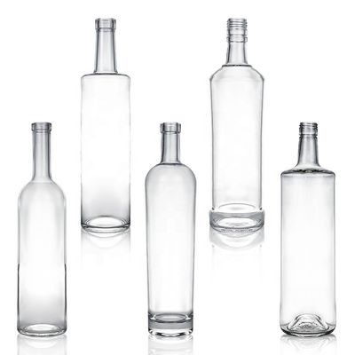 Botella de vidrio redonda de 700 ml para Yuncheng Valiant