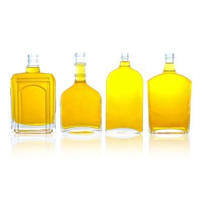 Botella de vidrio de piedra súper de 750 ml para ginebra, vodka, tequila y ron