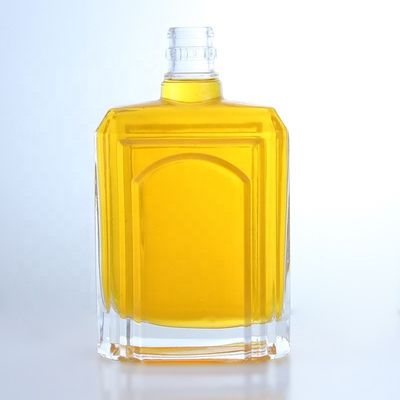 Botella de vidrio de piedra súper de 750 ml para ginebra, vodka, tequila y ron