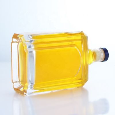 Botella de vidrio de piedra súper de 750 ml para ginebra, vodka, tequila y ron