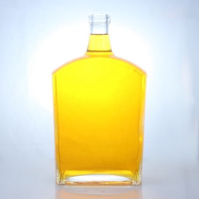Botella de vidrio de piedra súper de 750 ml para ginebra, vodka, tequila y ron