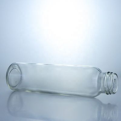 Botella de vidrio transparente de 150 ml 250 ml 350 ml 500 ml para jugo prensado en frío