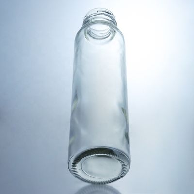 Botella de vidrio transparente de 150 ml 250 ml 350 ml 500 ml para jugo prensado en frío