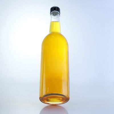 Extra Flint Luxury Diseño 1L Botella de vidrio Perfecto para el Collar de Vodka Material de vidrio