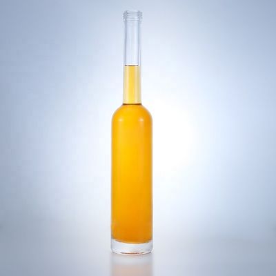 Logotipo del cliente aceptable Botella de vidrio de lujo para vodka whisky tequila ginebra brandy