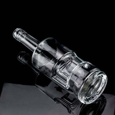 Material del cuello Botella de vodka de vidrio 500ml700ml para la industria de la fabricación de licores