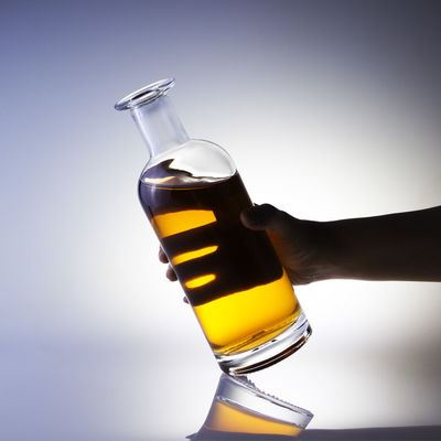 Botellas de vodka de 1 litro de vidrio transparente y suave