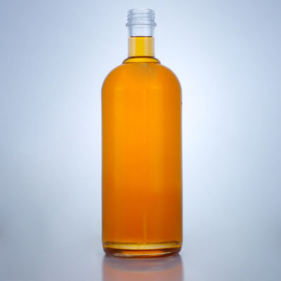 Botella de vidrio de 375 ml 500 ml 700 ml 750 ml 1000 ml para licor con corcho y tapa de tornillo