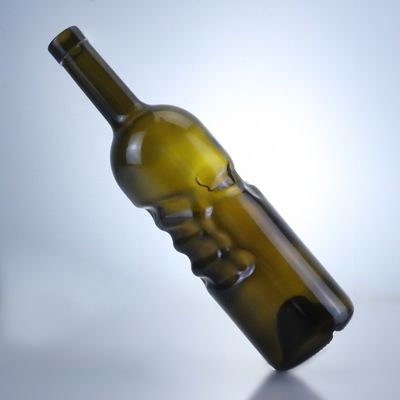500 ml 750 ml limpio Flint Gin Rum Champagne Tequila Liquor Botella de vidrio con corcho