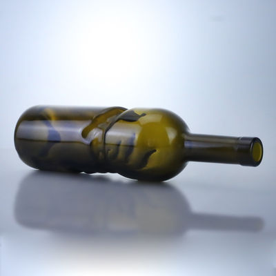 500 ml 750 ml limpio Flint Gin Rum Champagne Tequila Liquor Botella de vidrio con corcho