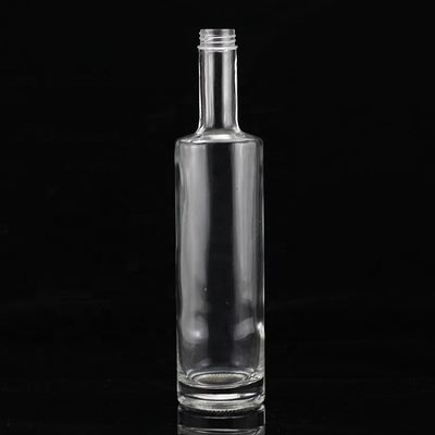 Superficie grabada Botella de vidrio de 750 ml para collar industrial y de vidrio en México Tequila