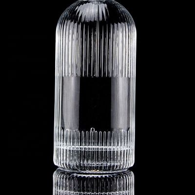 500 ml 700 ml de tapa de tornillo Super Flint vidrio Botella de whisky vacío para el diseño clásico redondo