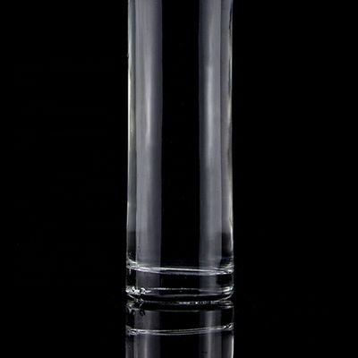 Diseño único 750 ml de cuello largo botella de vidrio de vodka vacía con tapa de tornillo Super cristal de pedernal