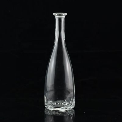 Acido de la superficie del grabado Manipulación de botellas de tequila de vidrio con cuello redondo y piedra vacía