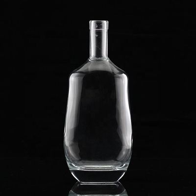 Acido de la superficie del grabado Manipulación de botellas de tequila de vidrio con cuello redondo y piedra vacía