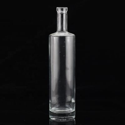 Bottle de vidrio de hombro plano para la clase de tequila mexicana