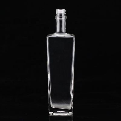 Bottle de vidrio de hombro plano para la clase de tequila mexicana