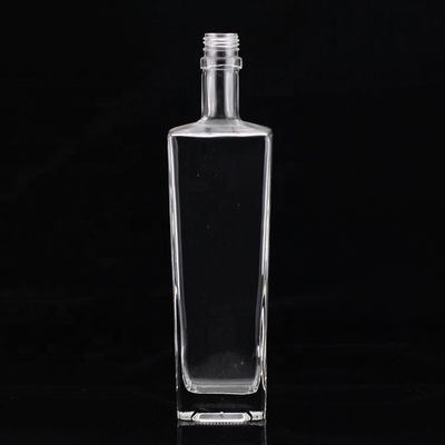Bottle de vidrio de hombro plano para la clase de tequila mexicana