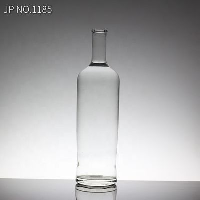 800ml 1000ml 3000ml Botella de vidrio de whisky de gran capacidad redonda 500ml botella de agua de vidrio cuadrado
