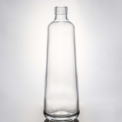 Material base Vidrio personalizado 500 ml 700 ml 750 ml Super Flint Botella de vidrio transparente redonda