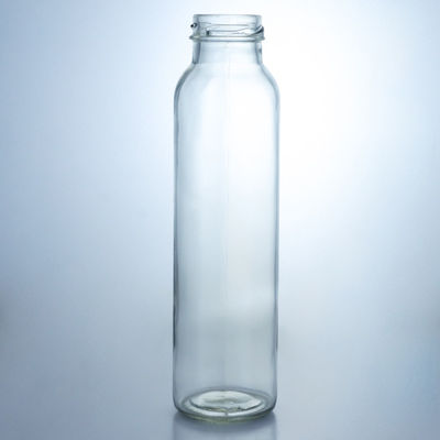 250 ml 320 ml 500 ml 750 ml 1 L de Jugo de Leche y Agua de Vidrio Claros Botella con tapa de tornillo con logotipo personalizado